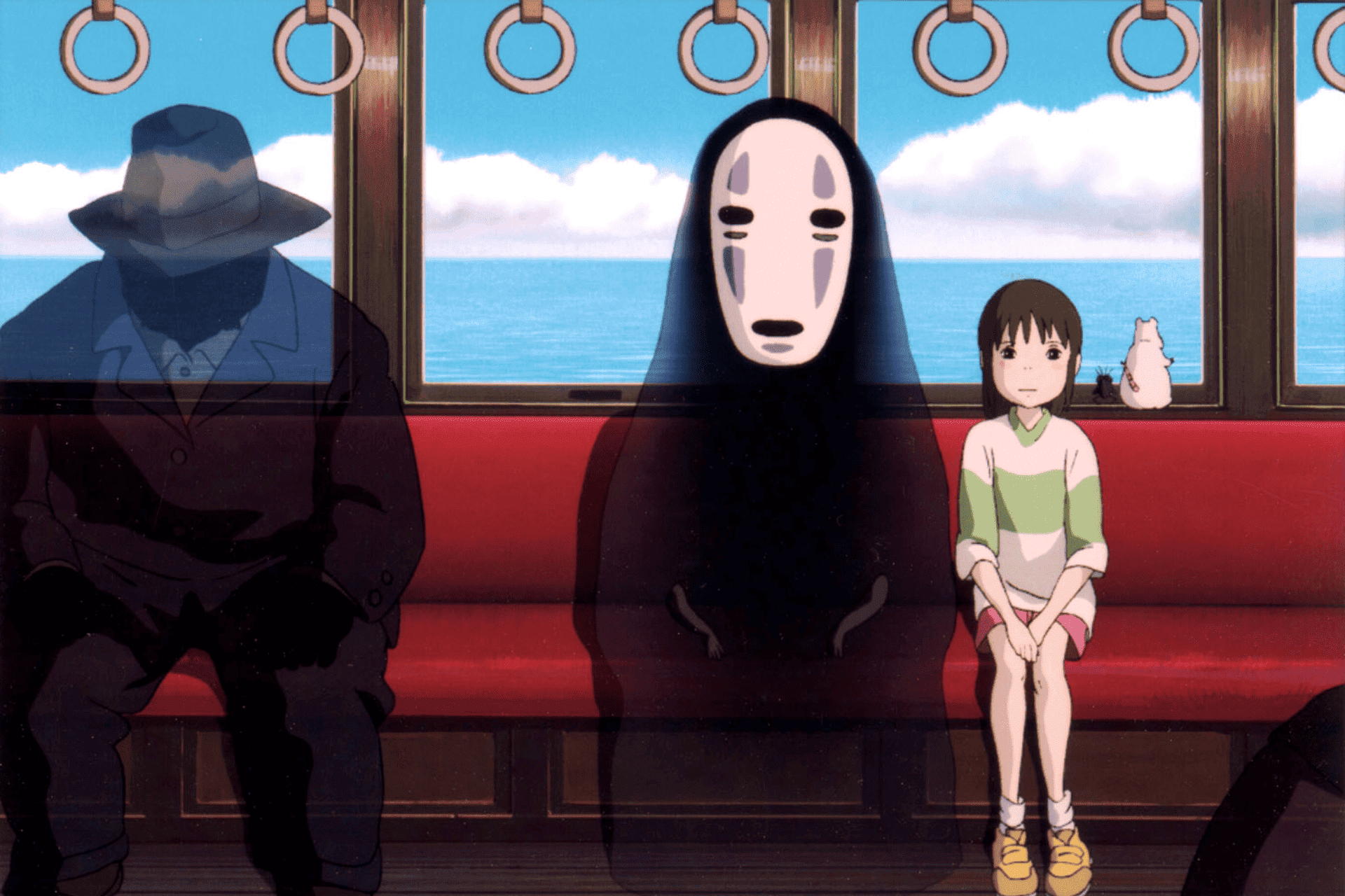 cute anime character - no face spirited away