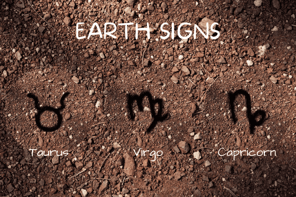 earth signs of the three zodiac