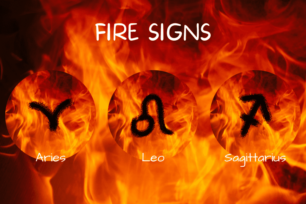 fire signs of the three zodiac
