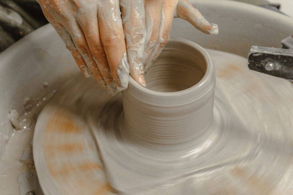 pottery is a creative hobby